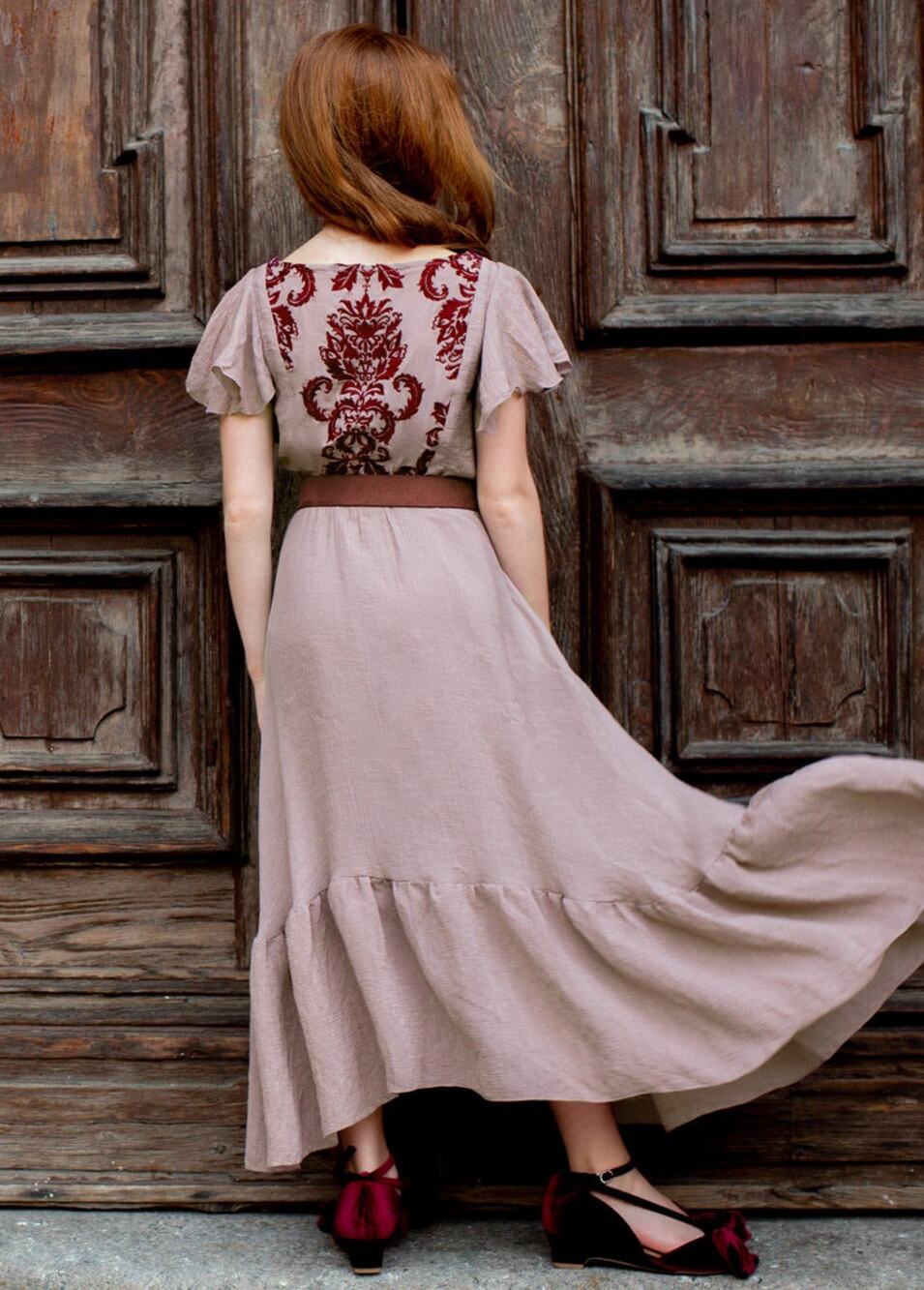 Joyfolie Mia Joy Camari Dress in Dusty Orchid Girl's Size 7